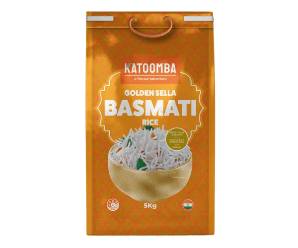 Katoomba Golden Sella Basmati Rice 5kg – Parboiled Basmati