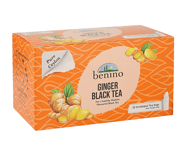 Benino Ginger Black Tea 40g – Spiced Herbal Blend