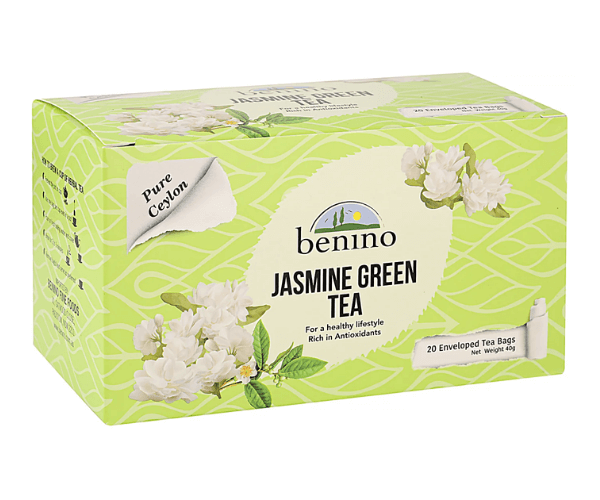 Benino Jasmine Green Tea 40g – Aromatic Herbal Tea