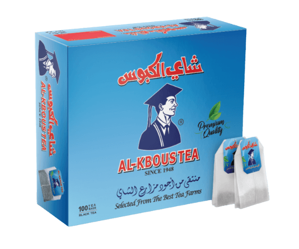 Al-Kbous Tea 100 Tea Bags – Premium Black Tea