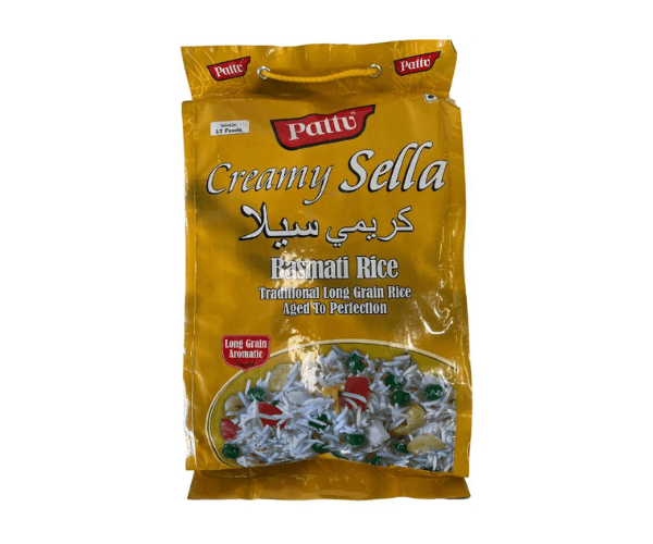 Pattu Creamy Sella Basmati Rice 5kg – Parboiled Rich Texture